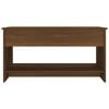 vidaXL Salontafel 102x50x52,5 cm bewerkt hout bruin eikenkleur