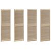 vidaXL Kastdeur 4 pcs Naturel 170 x 2,1 x 59,5 cm Massief grenenhout