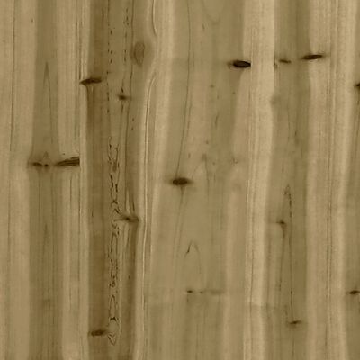 vidaXL 4-delige Loungeset geïmpregneerd grenenhout