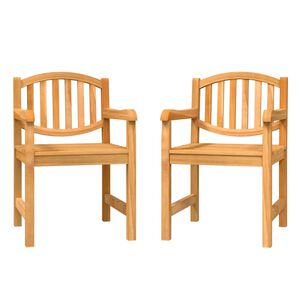 vidaXL Tuinstoelen 2 st 58x59x88 cm massief teakhout