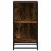 vidaXL Boekenkast 40x35x76 cm bewerkt hout gerookt eikenkleurig