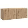 vidaXL Wandbeugel TV-kast Artisanaal eiken 78,5 x 31 x 30 cm