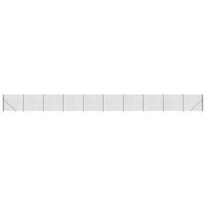 vidaXL Draadgaashek met flens 1,6x25 m antracietkleurig