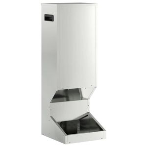 vidaXL Hertenvoerbak Zilver 28 x 30 x 80 cm Gegalvaniseerd staal