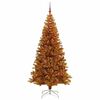 vidaXL Kerstboom met 300 LED met standaard Goud 210 cm PET