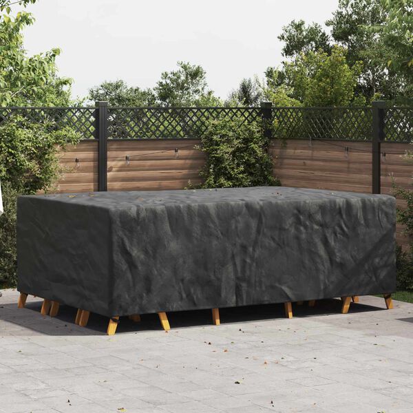 vidaXL Meubelhoes Effen Zwart 300 x 200 x 90 cm 210D