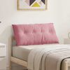 vidaXL Rugkussen Roze 100 x 50 cm Cordstof