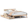 vidaXL Bedframe zonder matras massief grenenhout 120x190 cm