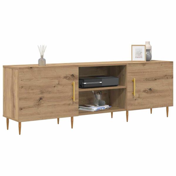 vidaXL TV-kast artisanaal eikenkleurig 150 x 30 x 50 cm Bewerkt hout