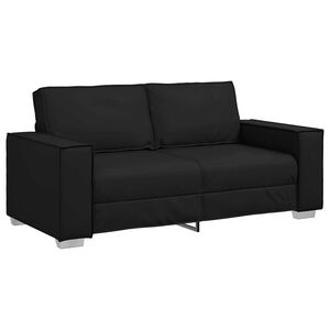 vidaXL Loveseat Zwart 180 cm Nep Leer