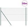 vidaXL Afrasteringspaal Groen 50 x 1,2 m (25 x 25 mm gaas)