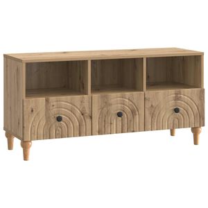 vidaXL TV-kast Artisan Eik 102 x 34,5 x 50 cm Geconstrueerd hout