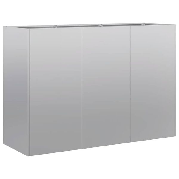 vidaXL Plantenbak 120x40x80 cm gegalvaniseerd staal