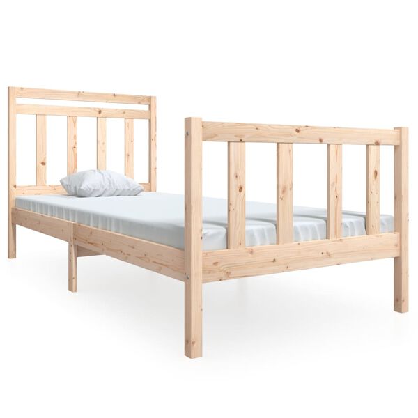 vidaXL Bedframe massief hout 100x200 cm