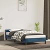 vidaXL Bedframe zonder matras 80x200 cm fluweel donkerblauw