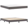vidaXL Bedframe met matras Grijs 180 x 200 cm Stof