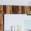 vidaXL Hangkast 2 pcs Oude Hout en Wit 60 x 31 x 40 cm Bewerkt hout