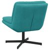 vidaXL Draaibare Relaxstoel Turquoise 63 x 75 x 76 cm Fluweel
