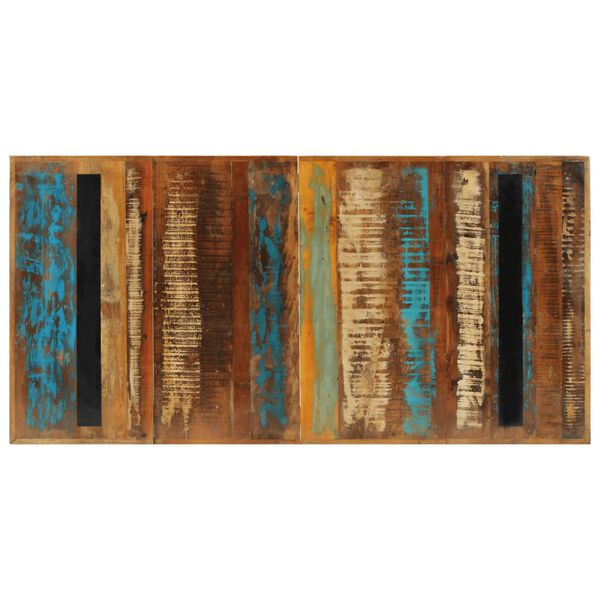 vidaXL Eettafel 180x90x73 cm massief hergebruikt hout