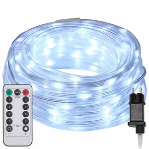 vidaXL Touwenlicht met 120 LED Koud Wit 5 m PVC
