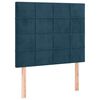 vidaXL Bedframe zonder matras 80x200 cm fluweel donkerblauw