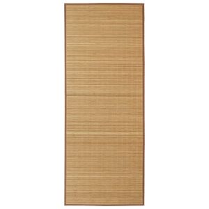 vidaXL Tapijt rechthoekig 150x200 cm bamboe bruin