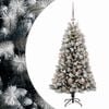 vidaXL Kunstkerstboom met scharnierende takken en kerstballen 120 cm