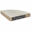 vidaXL Hoekwandschap 25x25x3,8 cm MDF betongrijs