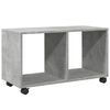 vidaXL Rolkast 72x33x42,5 cm bewerkt hout betongrijs