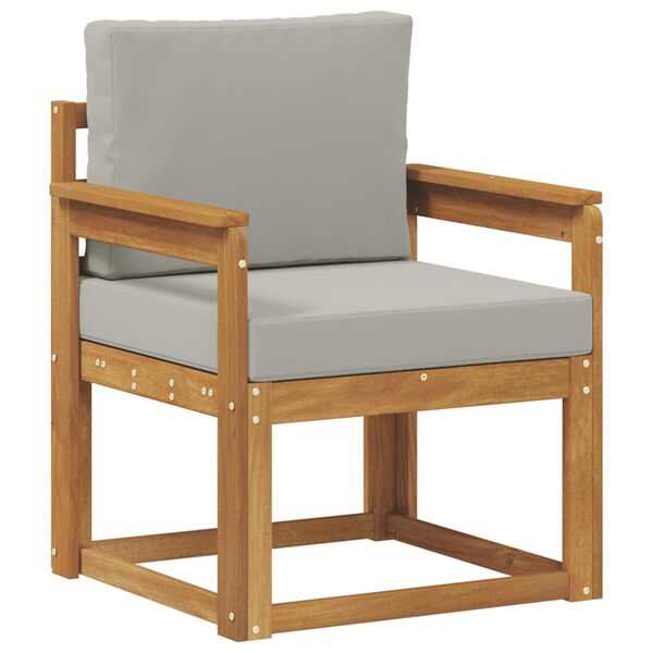 vidaXL Tuinbank Massief Acaciahout en Polyester