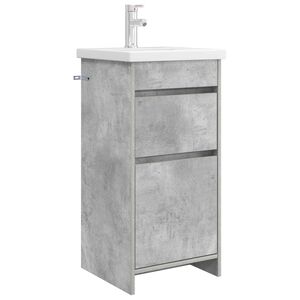 vidaXL Badkamermeubel met Wasbak Betongrijs 42 x 40 x 84,5 cm