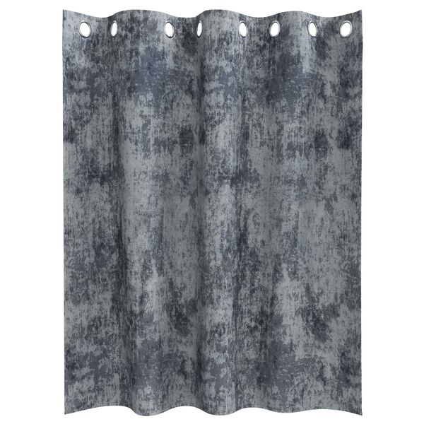 vidaXL Velvet Gordijnen 2 pcs Zilvergrijs 140 x 140 cm Fluweel