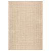vidaXL Vloerkleed ZIZUR beige binnen en buiten 200x290 cm jute look