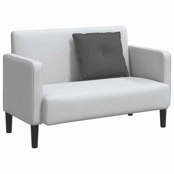 vidaXL Rugkussen Donkergrijs 60 x 50 cm Cordstof