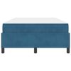 vidaXL Bedframe met matras Donkerblauw 120 x 190 cm Stof