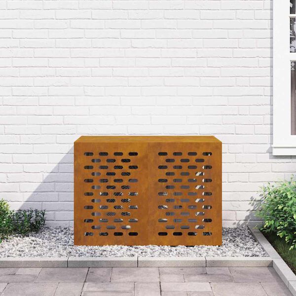 vidaXL Airconditioner hoes Roestig 100 x 50 x 70 cm Cortenstaal