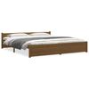 vidaXL Bedframe massief hout honingbruin 200x200 cm