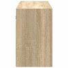 vidaXL Badkamerwandkast 100x25x40 cm bewerkt hout sonoma eikenkleurig