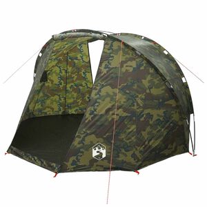 vidaXL Vis tent Snelle Vrijgave -persoons 5-persoons Lichte Camouflage