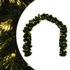 vidaXL Kerstkrans 48 LED's Warmwit PVC