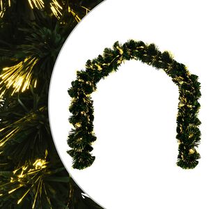 vidaXL Kerstkrans 48 LED's Warmwit PVC