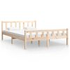 vidaXL Bedframe massief hout 150x200 cm