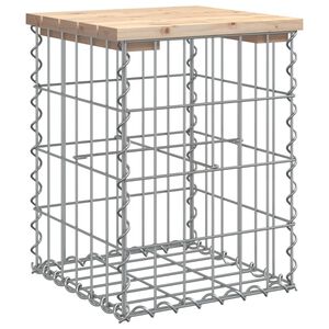 vidaXL Tuinbank schanskorfontwerp 33x31x42 cm massief grenenhout