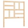 vidaXL Hoofdbord 106x4x104 cm massief grenenhout