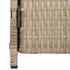 vidaXL Kast met plank Beige 70 x 50 x 87 cm Polyester en Roly Ratten