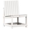 vidaXL Tuinstoel 50,5x55x77 cm massief grenenhout wit