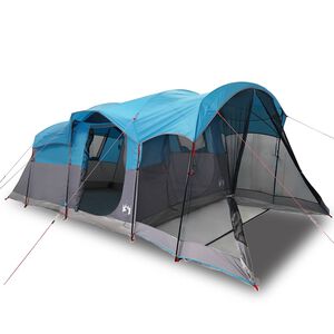 vidaXL Tunneltent voor gezin 8-persoons waterdicht blauw