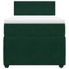 vidaXL Boxspring met matras fluweel donkergroen 90x190 cm