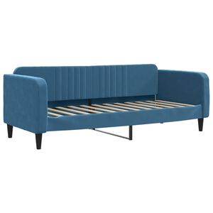 vidaXL Slaapbank 80x200 cm fluweel blauw