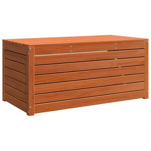 vidaXL Opslagdoos Bewerkt hout 101 x 50,5 x 46,5 cm Wasbruin